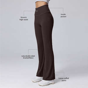 Leggings de Yoga para Mujer, Cintura Media, Tejidos en Poliéster, Transpirables, Ecológicos, Elásticos, para Gimnasio, Fitness y Ropa Deportiva - Product Image 2