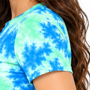 Premium Women <b>Tie</b> <b>Dye</b> Short Sleeve T-<b>Shirt</b> 100% Cotton Regular Fit Casual Spring Casual Spring Summer Breathable <b>Tie</b> <b>Dye</b> <b>Shirt</b> - Product Image 6