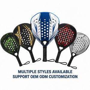 Pala de Pádel Profesional con Logotipo Personalizado, Fibra de Carbono 18K, Forma de Diamante, Superficie 3D, Núcleo de EVA de 38 mm, Equipo Deportivo para Exteriores, OEM - Product Image 4