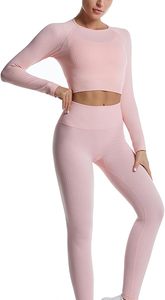 Ensemble deux pièces pour femmes : leggings anti-transpiration et soutien-gorge de sport de compression - Product Image 3