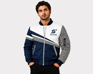 Vêtements d'extérieur personnalisés, streetwear décontracté, vestes et coupe-vent pour hommes, veste bomber pour hommes, printemps automne, panneau contrasté - Product Image 1