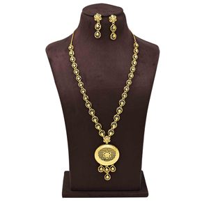 Vente en gros de parures de bijoux de mariée en or micronisé 14K18K24K de style Dubaï, parures de bijoux de style turc traditionnel, colliers tendance - Product Image 1