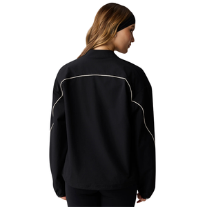 Chaqueta Casual Ligera para Mujer, Negra, con Cierre Completo, Manga Larga, Cuello Alto, para Viajes Diarios y Uso al Aire Libre - Product Image 2