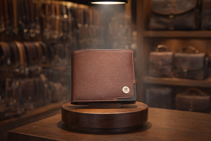 Wriza Men Genuine Leather <b>Wallet</b> <b>RFID</b> Blocking Bifold Purse Slim Handcrafted Premium Leather Male <b>Wallet</b> for Business Gift - Product Image 2