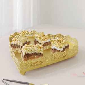 Support à gâteau rond à 3 niveaux, présentoir à desserts, support à cupcakes, mariage, anniversaire, fête, métal, verre, élégant, décoration de cuisine - Product Image 3