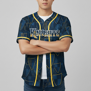 Nueva Llegada 2026, Jersey de Béisbol Personalizado Sublimado 100% Poliéster para Hombre, Manga Corta, Transpirable, Ropa Deportiva de Alta Calidad - Product Image 6