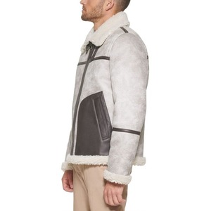 Services OEM, veste en cuir pour homme à col montant en toile, design personnalisé de haute qualité, fabriquée au Pakistan - Product Image 5