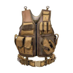 Chaleco Táctico Multifuncional de Protección Completa con Sistema de Liberación Rápida, Equipo de Camuflaje para Exteriores para CS para Actividades de Aventura - Product Image 1
