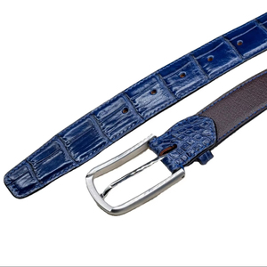 Cinturón de Cuero Genuino de 1.5 Pulgadas con Logotipo Personalizado, Correa con Hebilla de Bloqueo Automático, Producto Personalizable - Product Image 1