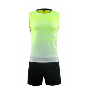 Nouveau style, uniforme de volley-ball personnalisé avec logo imprimé, tissu confortable, uniforme de volley-ball uni et à séchage rapide pour hommes - Product Image 2