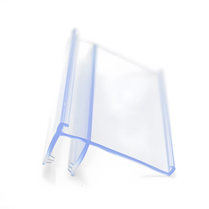 Custom Made Clear Plastic PVC Advertising Price Tag Sign Holder Marketing Supergrip Sign Holders with Bottom <b>Adhesive</b> - Product Image 3