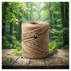 Meilleure qualité 80LBS 2 plis 100% fil de jute matière première texturée écologique pour la couture tricot tissage et tricot à la main - Product Image 1