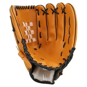 Topkwaliteit Aangepaste Oefenwedstrijd Pu Cowhide Lederen Softbal Mitts Fielding Handschoenen Catcher Honkbal Pitcher Batting Handschoen