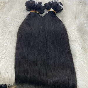 2024 tendance chaude haute qualité vierge Remy cheveux Machine Double trame cheveux chinois vague naturelle droite professionnel en gros - Product Image 5