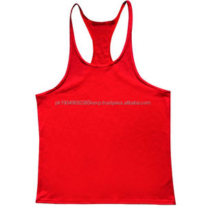 Débardeur de sport décontracté pour homme, léger, pour la salle de sport, la musculation, le fitness, singlet uni, dos ouvert, entraînement décontracté, t-shirt tissé - Product Image 1