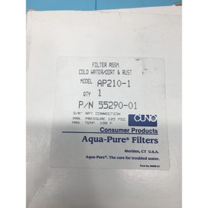 Conjunto de Filtro AQUA-PURE 55290-01 MODELO AP210-1 - Equipo y Piezas de Semiconductores de Confianza de Traves del Mundo - Product Image 3