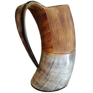 Cuerno de búfalo tallado, forma natural, impermeable, hecho a mano, cuerno decorativo para decoración del hogar, tazas artesanales disponibles. - Product Image 4