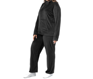 <b>Lightweight</b> Eco-Friendly Fleece 100% Polyester Autumn Warm Custom Logo Winter Streetwear Hooded Solid Women Tracksuit Casual - Product Image 2