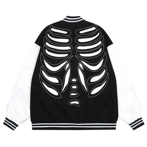 Wholesale Slim Custom Logo Plus Size Casual <b>Summer</b> Woolen Windproof Quick Dry Baseball Varsity <b>Jacket</b> <b>Men</b> - Product Image 2