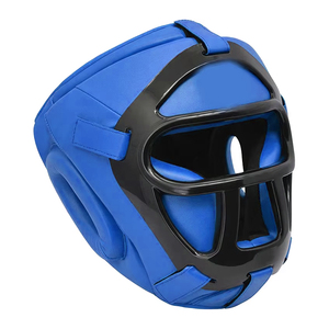 Professional Boxing <b>Head</b> Guard Safety Sparring & <b>Training</b> Gear | Pu Material Unisex Black/White Helmet for Skating - Product Image 4