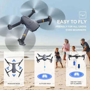 Drone mini caméra E58 4K HD à succès, longue portée, pliable, télécommandé, idéal pour débutants, prix abordable - Product Image 4