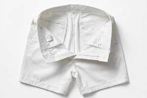 <b>Men's</b> <b>White</b> Embroidered Rise and Grind Breathable Polyester Casual Elastic Waist Drawstring Sporty Summer Beach <b>Shorts</b> - Product Image 3