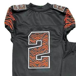 Meilleures ventes : Uniformes de football américain personnalisés unisexes pour adultes, 100 % polyester, logo d'équipe de club imprimé par transfert thermique - Product Image 6
