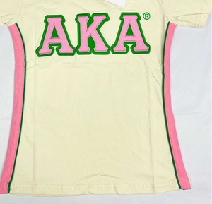 Camiseta Premium Neutral AKA para Mujer, con Letras Griegas, Tela de Alta Calidad, Ajuste Cómodo, Cuello Redondo Informal - Product Image 3