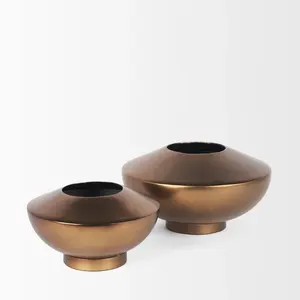 Vase à fleurs moderne en fer, décoration d'intérieur, centre de table pour salon, fournisseur d'exportation, vase à fleurs Zahid Exports - Product Image 2