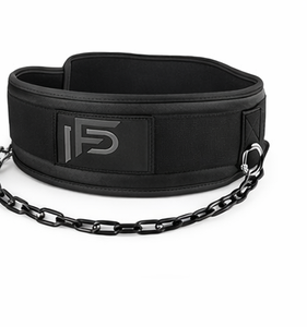 เข็มขัดยกน้ำหนักคุณภาพพรีเมียมสำหรับการฝึกความปลอดภัย ผลิตจากโพลีโพรพิลีน พร้อมโซ่เหล็กแข็งแรง รองรับการดึงข้อและพยุงหลัง - Product Image 4
