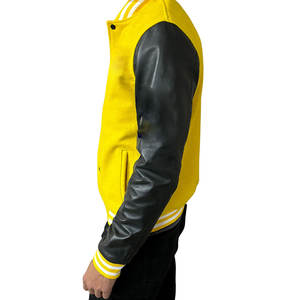 Achetez les vestes en laine pour hommes les plus vendues, vestes universitaires personnalisées avec logo, tailles plus grandes, tissu d'hiver, lettres Varsity pour étudiants - Product Image 2