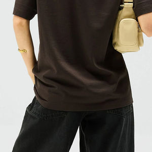 Women Summer T Shirts Designed For Lightweight Comfort And Everyday Wear Featuring / Breathable Fabric Soft Texture <b>Cheap</b> Rate - Product Image 6