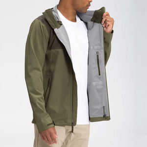 Factory Made Custom Waterproof Windbreaker <b>Jacket</b> <b>Men</b> <b>Lightweight</b> Hooded <b>Rain</b> <b>Jacket</b> Outdoor Hiking Windproof <b>Jacket</b> Custom Logo - Product Image 5