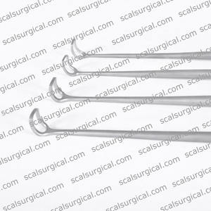 Cureta Adenoides Curva Barnhill con Mango Dorado, Corte Inverso, 8.5 Pulgadas, Instrumento Quirúrgico ORL de Acero Inoxidable con Certificación CE - Product Image 2