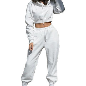Women's Winter Warm Zipper Tracksuit New Arrival High Casual Comfortable Fit Different Colors Solid Pattern Private Label Sale - Product Image 4