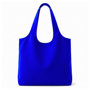 Bolsa de lona personalizada de la hermandad Sigma Gamma Rho, azul y dorada con logo bordado, de gran capacidad para uso diario, para mujer. - Product Image 4