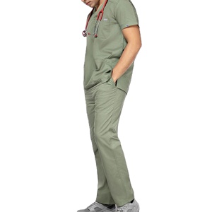 Uniformes Médicos, Uniformes de Salón de Belleza, Uniformes Ecológicos de Spandex/Poliéster, Color Personalizado con Logotipo, Conjuntos de Uniformes para Médicos y Enfermeros 2026 HI - Product Image 4