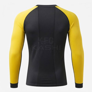 Rashguard athlétique pour homme à prix abordable, en tissu extensible, technologie de séchage rapide, respirant, écologique, antibactérien, coupe flexible - Product Image 2