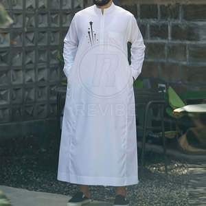 Vestido Elegante y Modesto para Eventos Formales, Nuevo Estilo, Alta Calidad, Silueta Recta, 100% Algodón, Material Suave para Hombre - Product Image 3