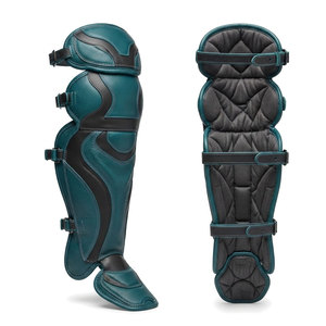 Protège-jambes en cuir pour le baseball, construction durable, design flexible, sangles réglables, ajustement sécurisé, protection professionnelle - Product Image 1