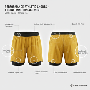 High Quality Polyester 2 in 1 Running Shorts Breathable Custom Logo Gym Fitness Training Athletic Inner <b>Compression</b> Shorts Men's - Product Image 2