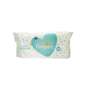 Lingettes pour bébé Pamper Baby Clean, adaptées aux peaux sensibles, avec une texture douce et une action nettoyante délicate - Product Image 1