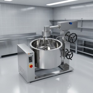 Olla de vapor con caldera giratoria por inducción Amicook 380V/440V, modelo profesional compacto basculante para servicio de alimentos, resistente al calor, ideal para guisos. - Product Image 5