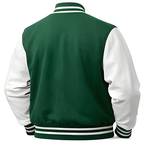 Chaqueta Varsity de Felpa de Algodón de Alta Calidad, Chaqueta Universitaria con Logotipo Bordado Personalizado, Ropa Urbana de Calidad de Exportación - Product Image 2