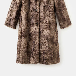Manteau long d'hiver pour femme de qualité supérieure, col en fourrure de renard véritable à 100 %, boutons recouverts, rembourrage en plumes de haute qualité, tissé respirant - Product Image 5
