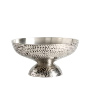 Frutero Grande con Pedestal, Tazón Decorativo para Servir Alimentos, Estilo Floral, Hecho a Mano, de Lujo, para Aperitivos de Chocolate, Decoración Moderna - Product Image 1