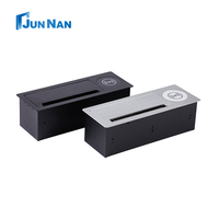 Prise encastrée en alliage d'aluminium avec charge sans fil, ports USB-A/Type-C, usage industriel, prise de courant de bureau dissimulée CE pour