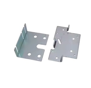 Pièces de tôlerie estampées sur mesure, usinées par CNC en usine, composants façonnés, fabrication de pièces personnalisées avec revêtement en poudre - Product Image 1