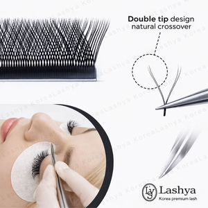 [Lashya] Extensions de cils professionnelles YY pour un look volumineux pré-constitué et des cils individuels en soie synthétique douce - Product Image 4