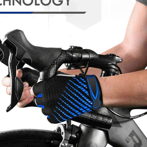 ถุงมือปั่นจักรยานแบบนิ้วสั้น น้ำหนักเบา สวมใส่สบาย ป้องกันการลื่น - Product Image 2